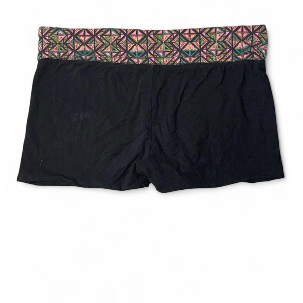 Mossimo black + pink foldover shorts - Picture 7 of 7